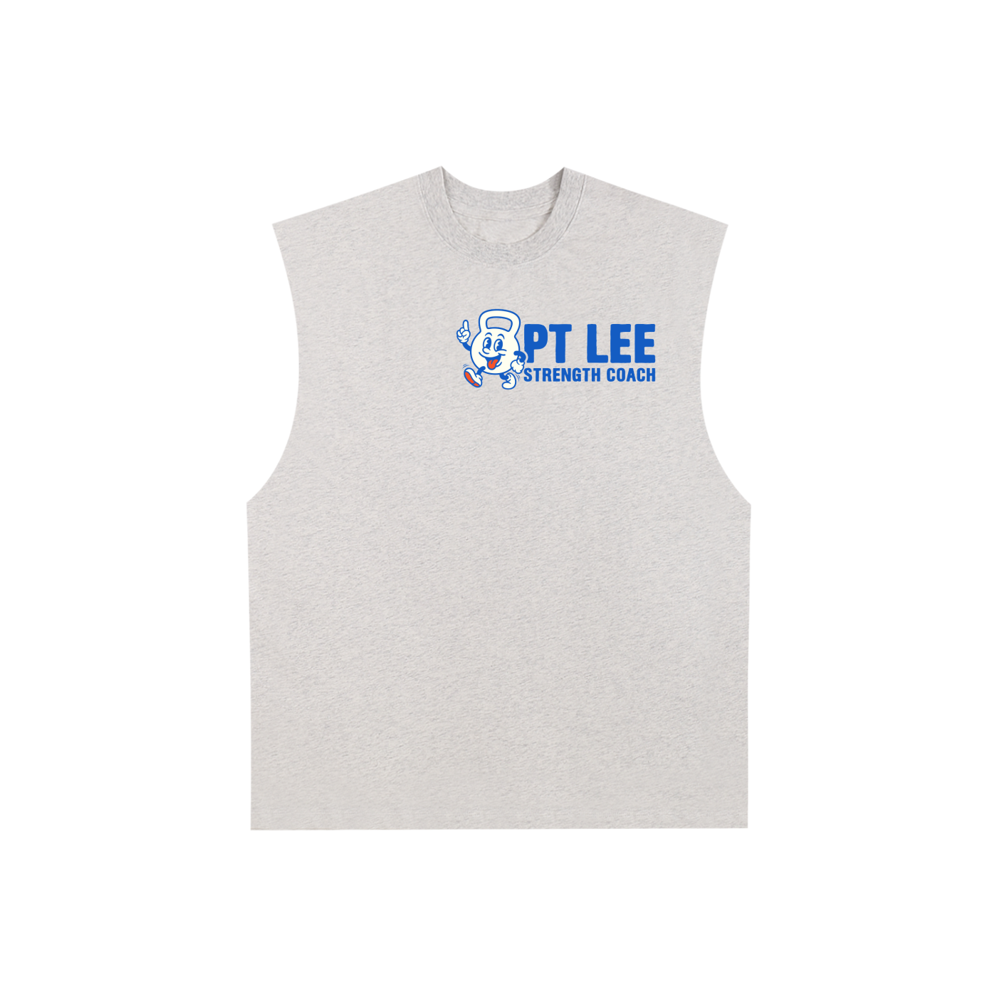 Raw Edge Cotton Tank Top