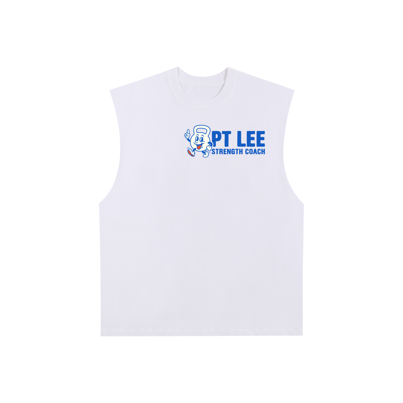 Raw Edge Cotton Tank Top