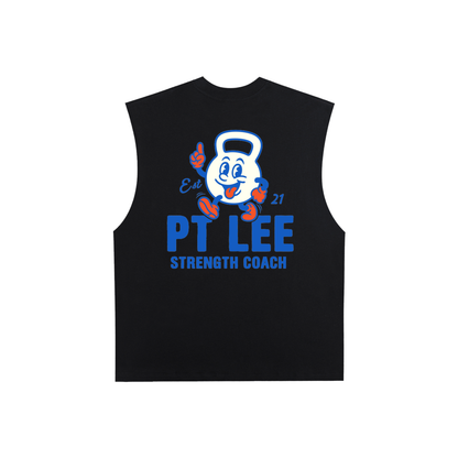 Raw Edge Cotton Tank Top