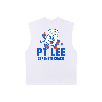 Raw Edge Cotton Tank Top
